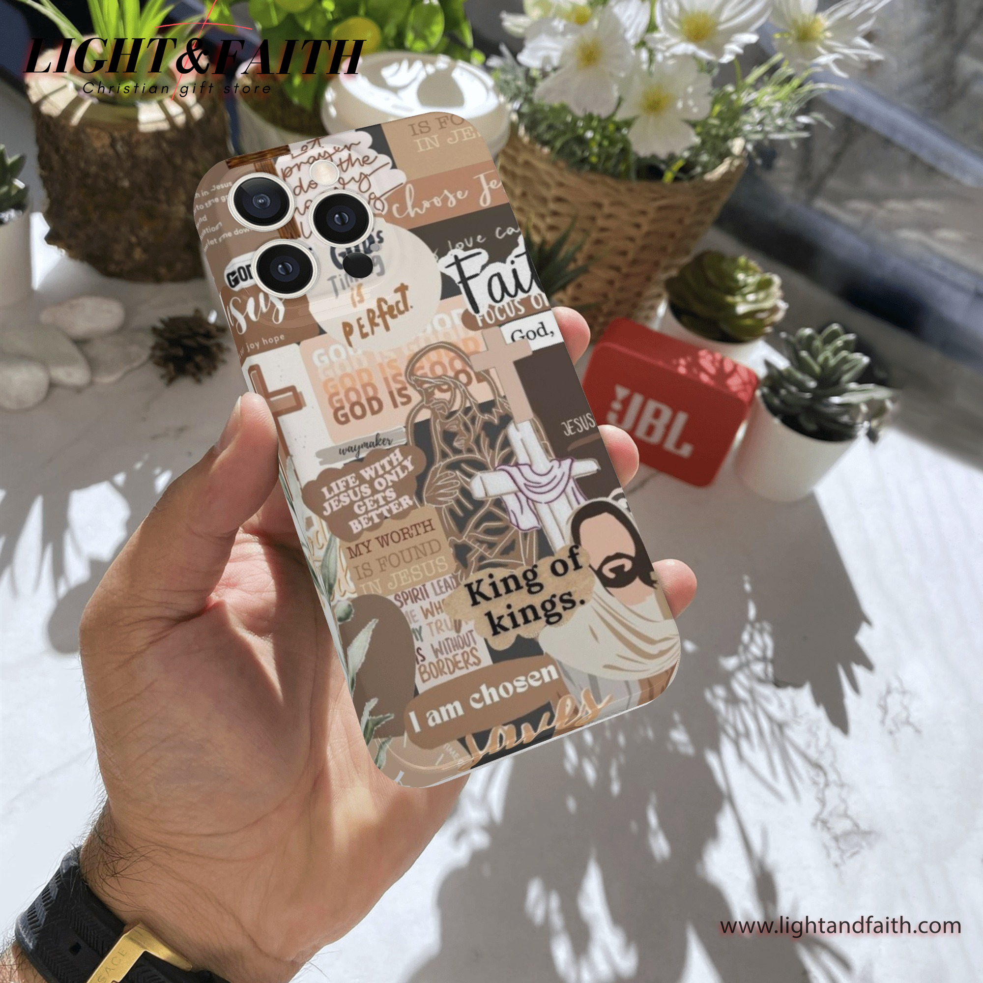 King is kings Phone Case, Christian Phone Case, Bible Verse Phone Case, Religious Gift, PCLAF23